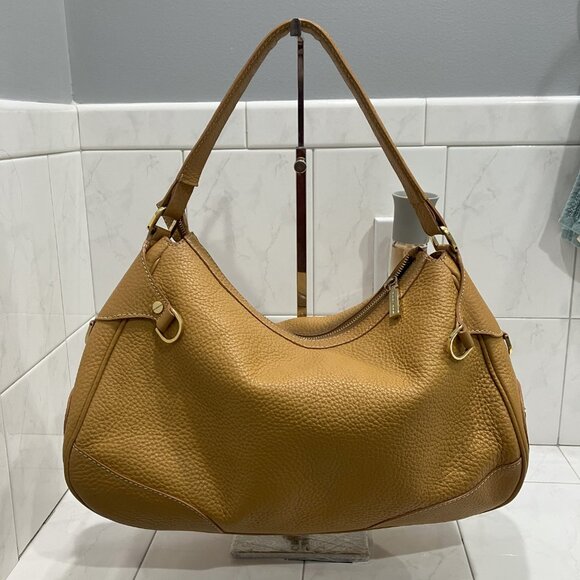 Versace Medusa Saddle Leather Zip Studded Hobo Bag - 100% Authentic - Picture 5 of 15